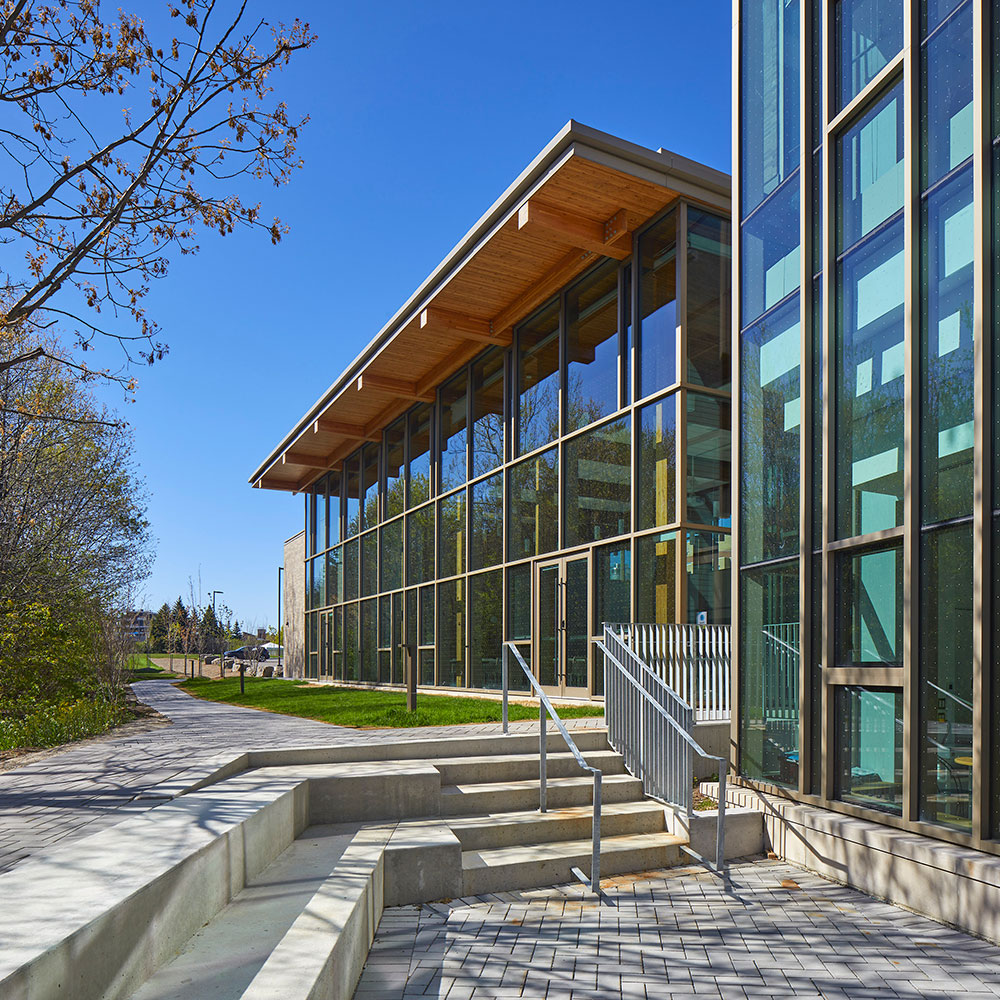 Exterior view of the Junior School dining hall.