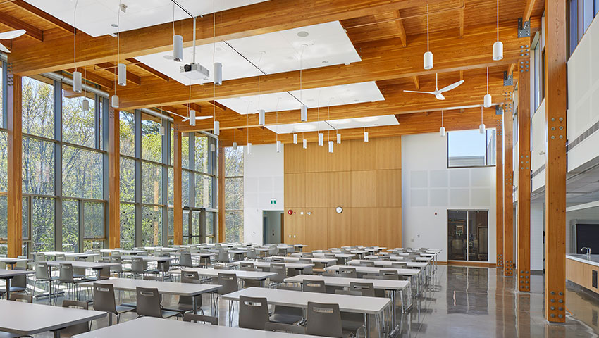 The Junior School Dining Hall.