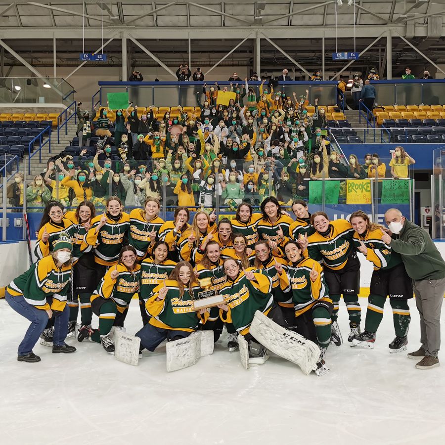 U20 Hockey Team with the Hewitt Cup