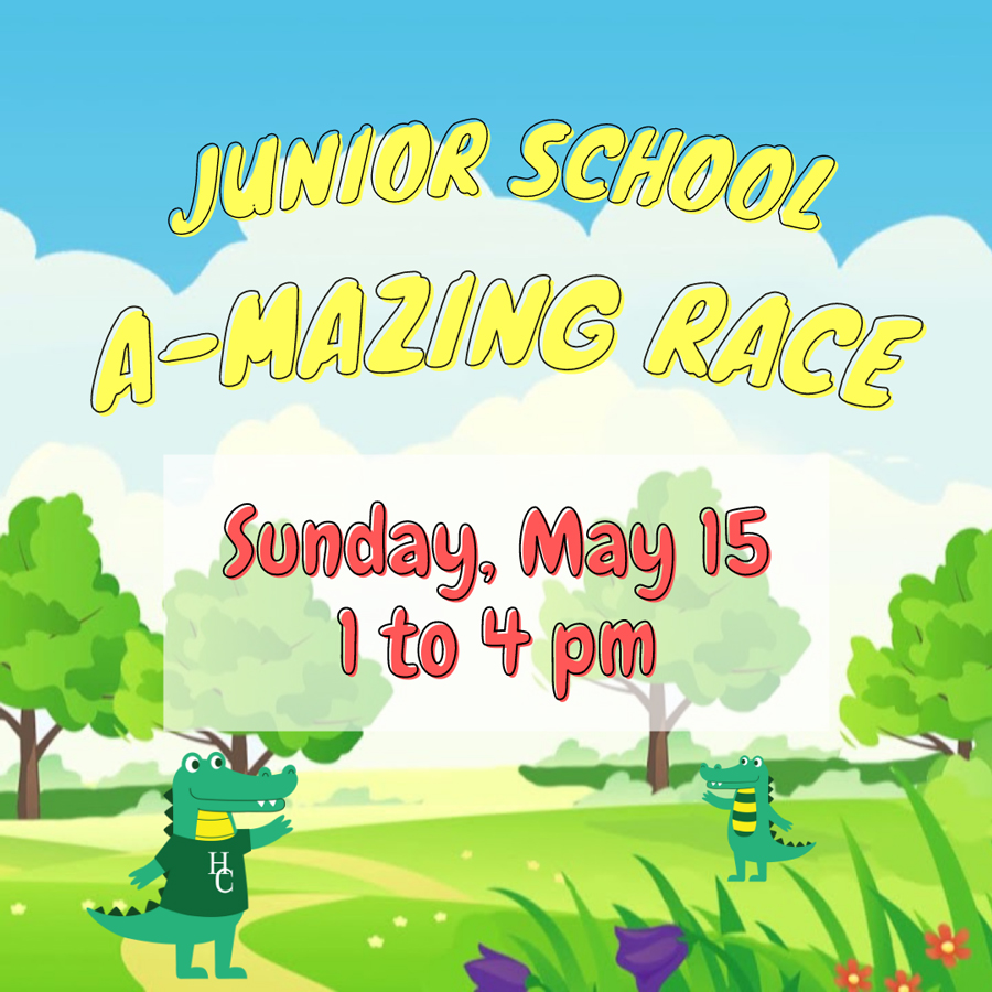 Junior School Amazing Race poster