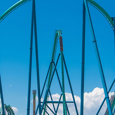 Leviathan roller coaster.