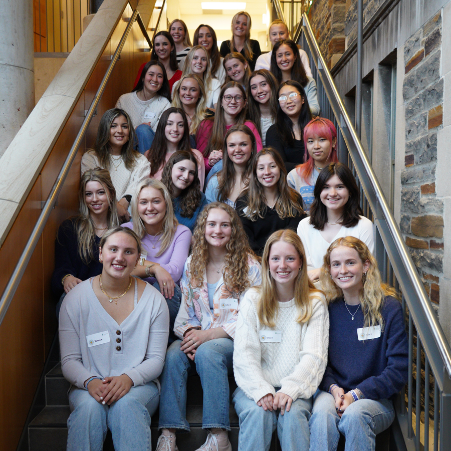 Group photo of the Marguerites of the Class of 2023.