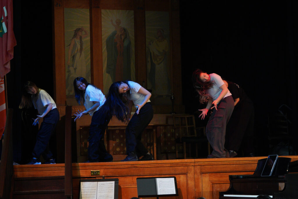 Havergal's Dance Troupe performs at Prayers.