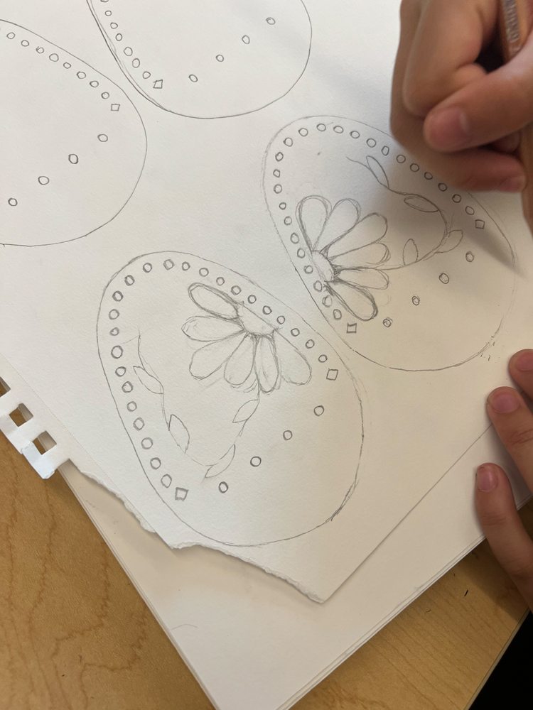Indigenous art by Havergal students.