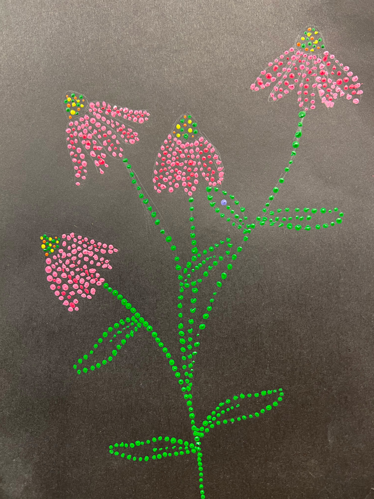 Indigenous art by Havergal students.
