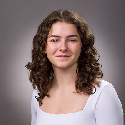 Headshot of Rachel Dirks.