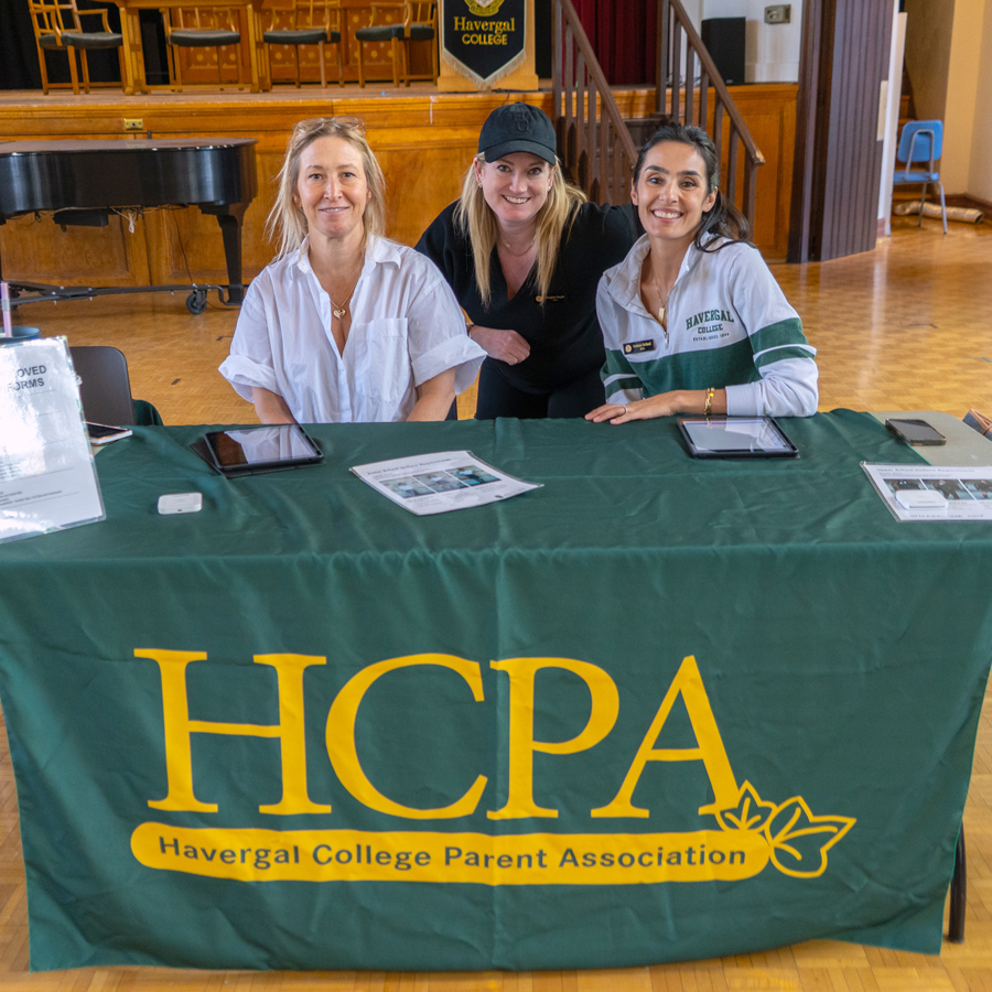 HCPA volunteers at the Pre-Loved Uniform Sale in August 2025.