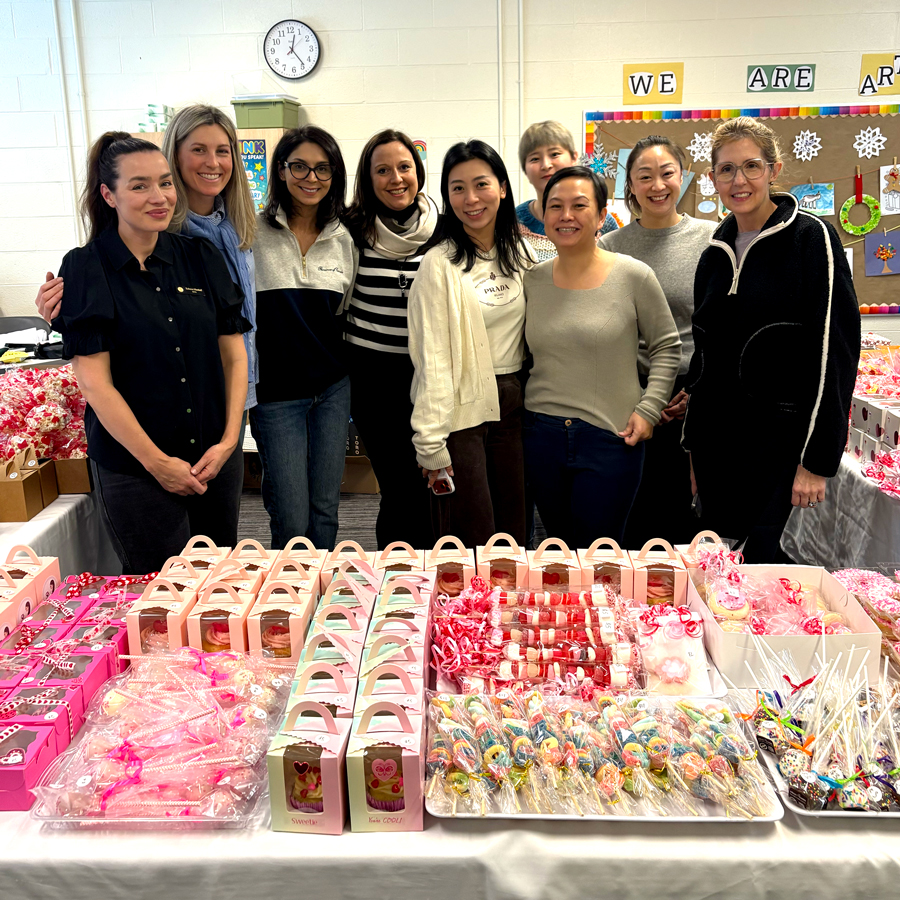 HCPA volunteers hosting a bake sale