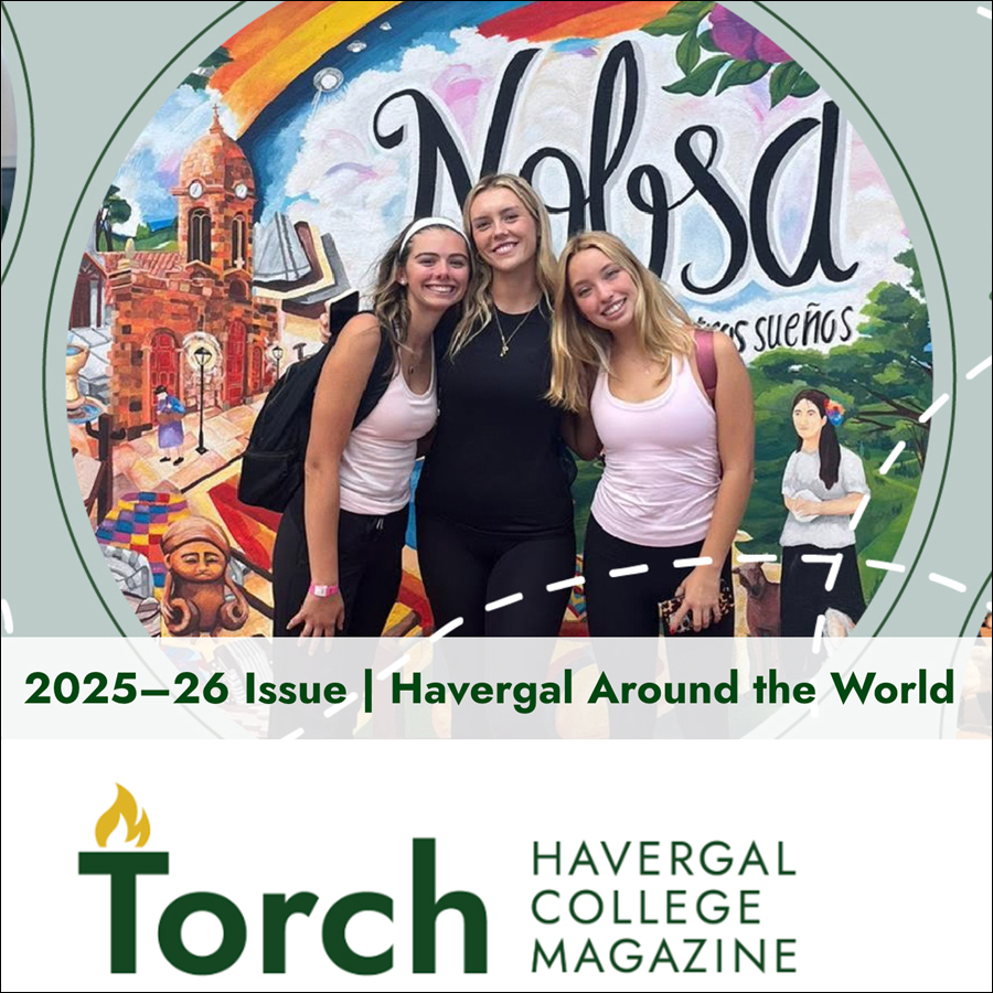 Screenshot of the homepage of the 2025-26 edition of Torch magazine.