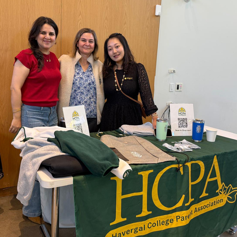 HCPA volunteers selling marketplace goods.