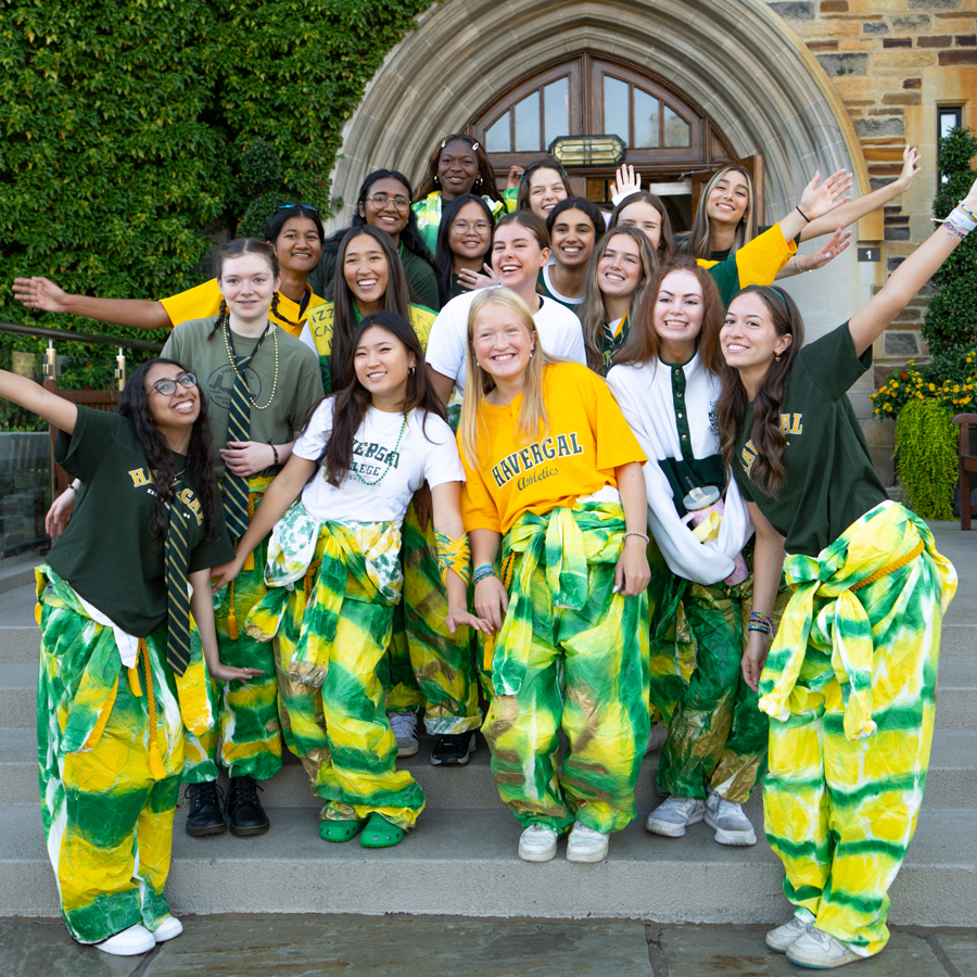 Prefects on the first day of school.